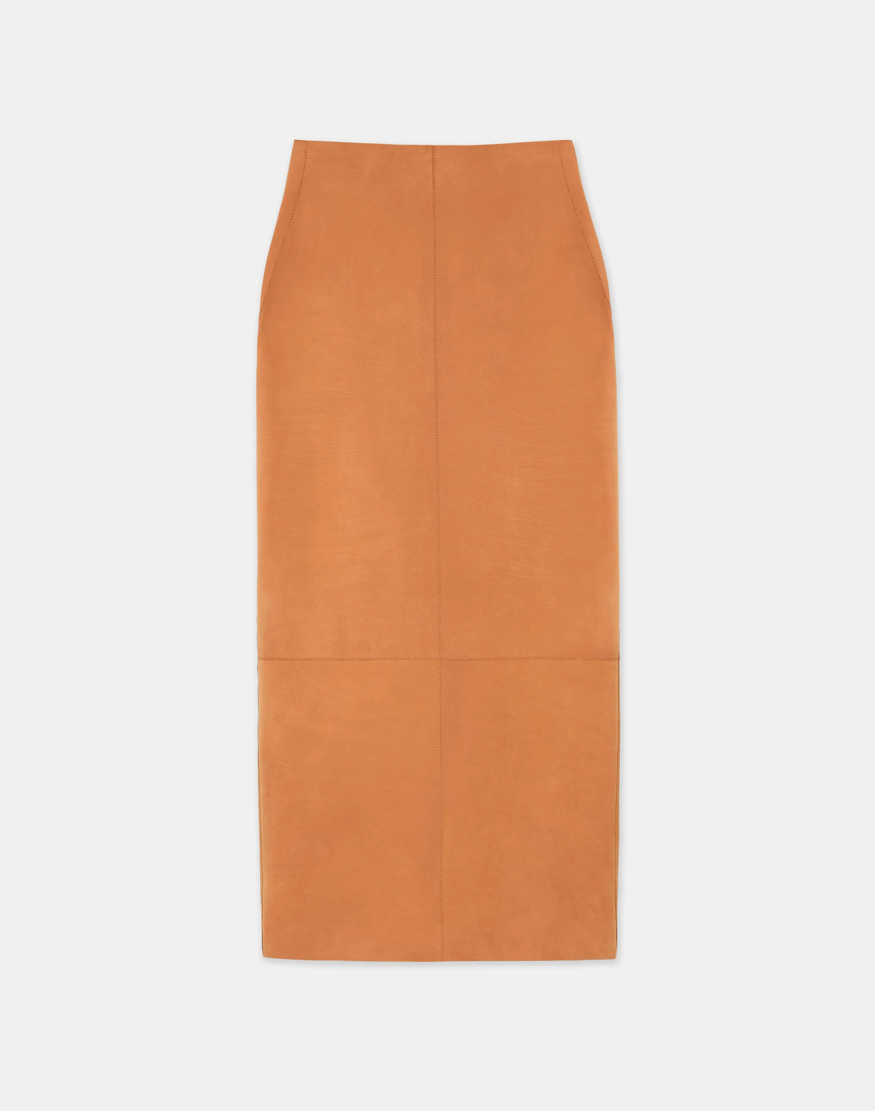 Nubuck Suede Pencil Skirt