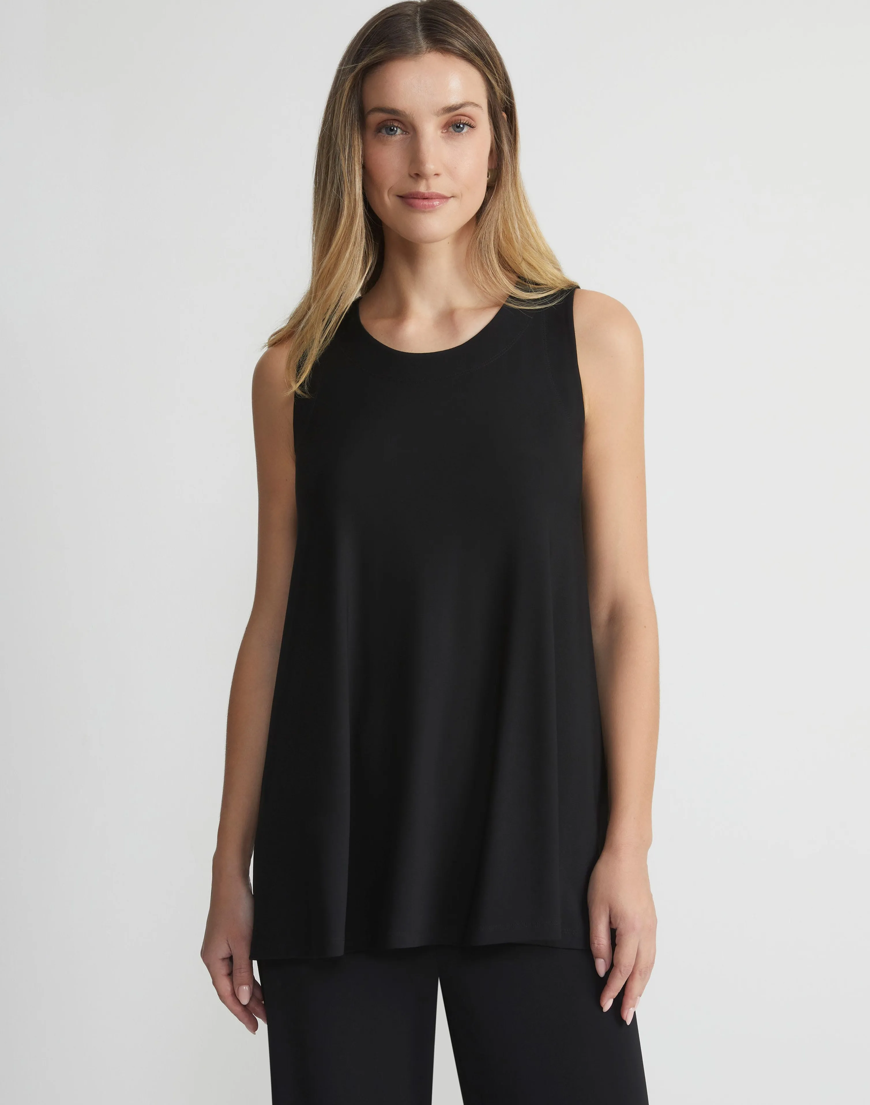 Matte Jersey Scoop Neck Tank