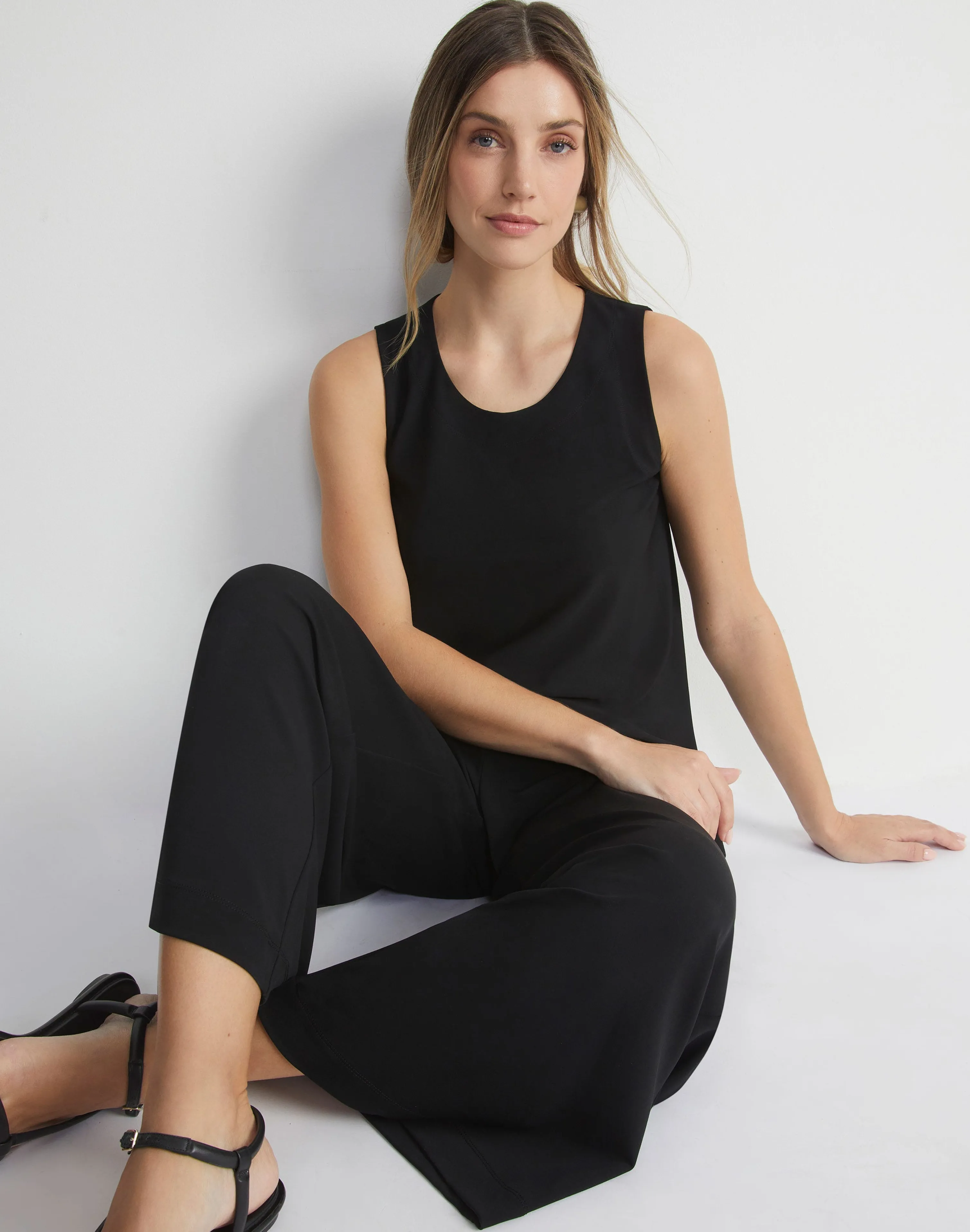 Matte Jersey Scoop Neck Tank