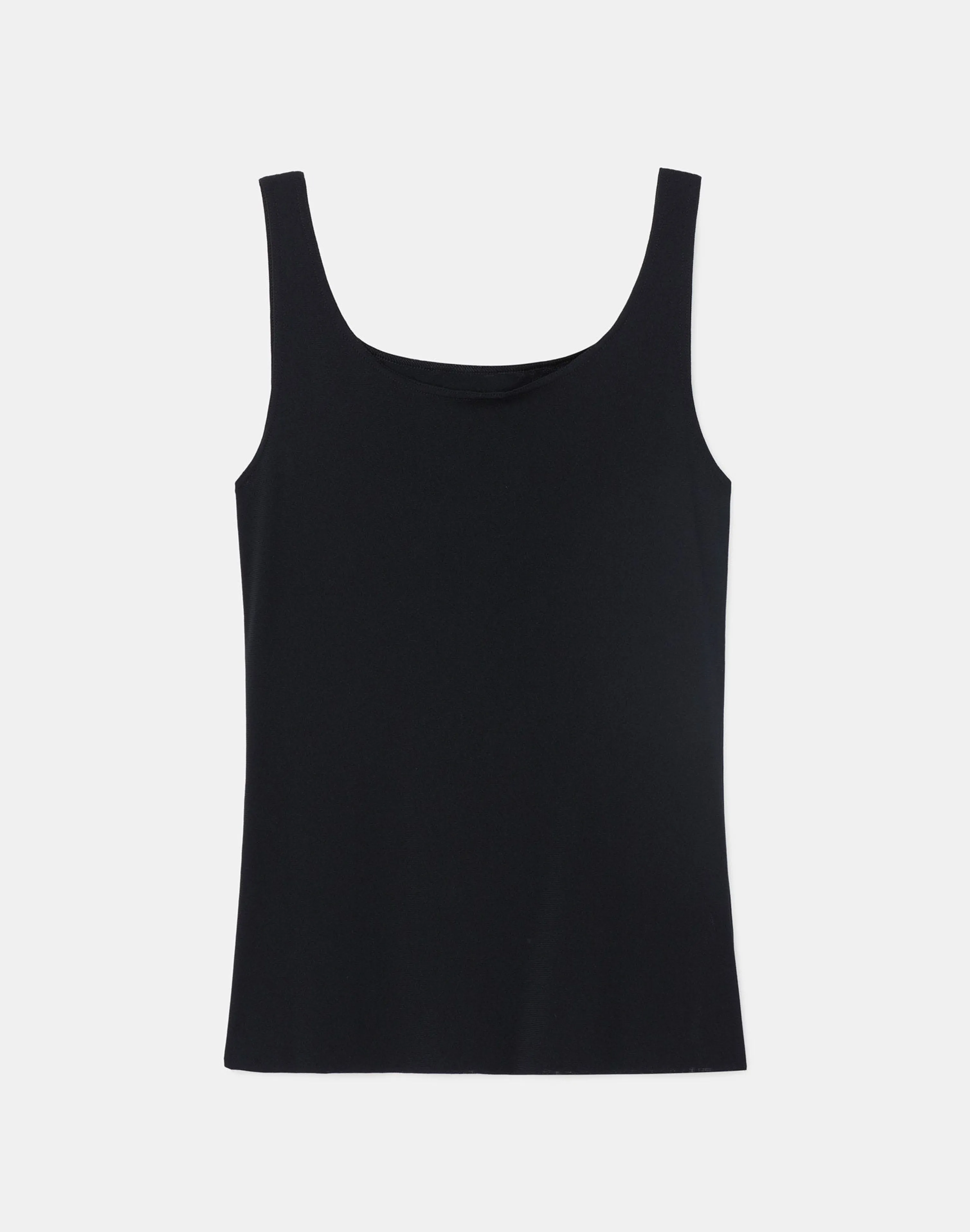 Mesh Jersey Scoop Neck Tank