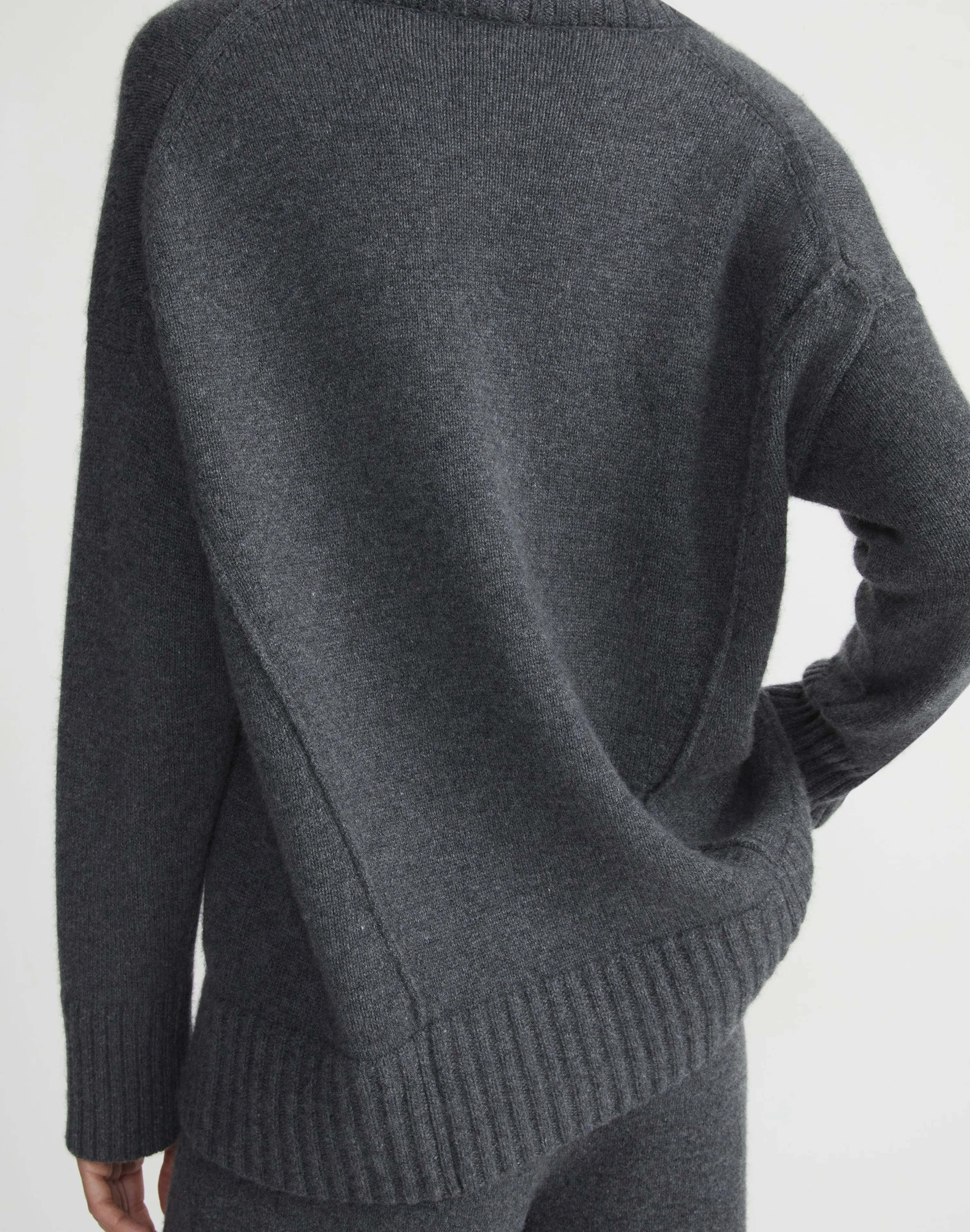 Cashmere Stand Collar Sweater