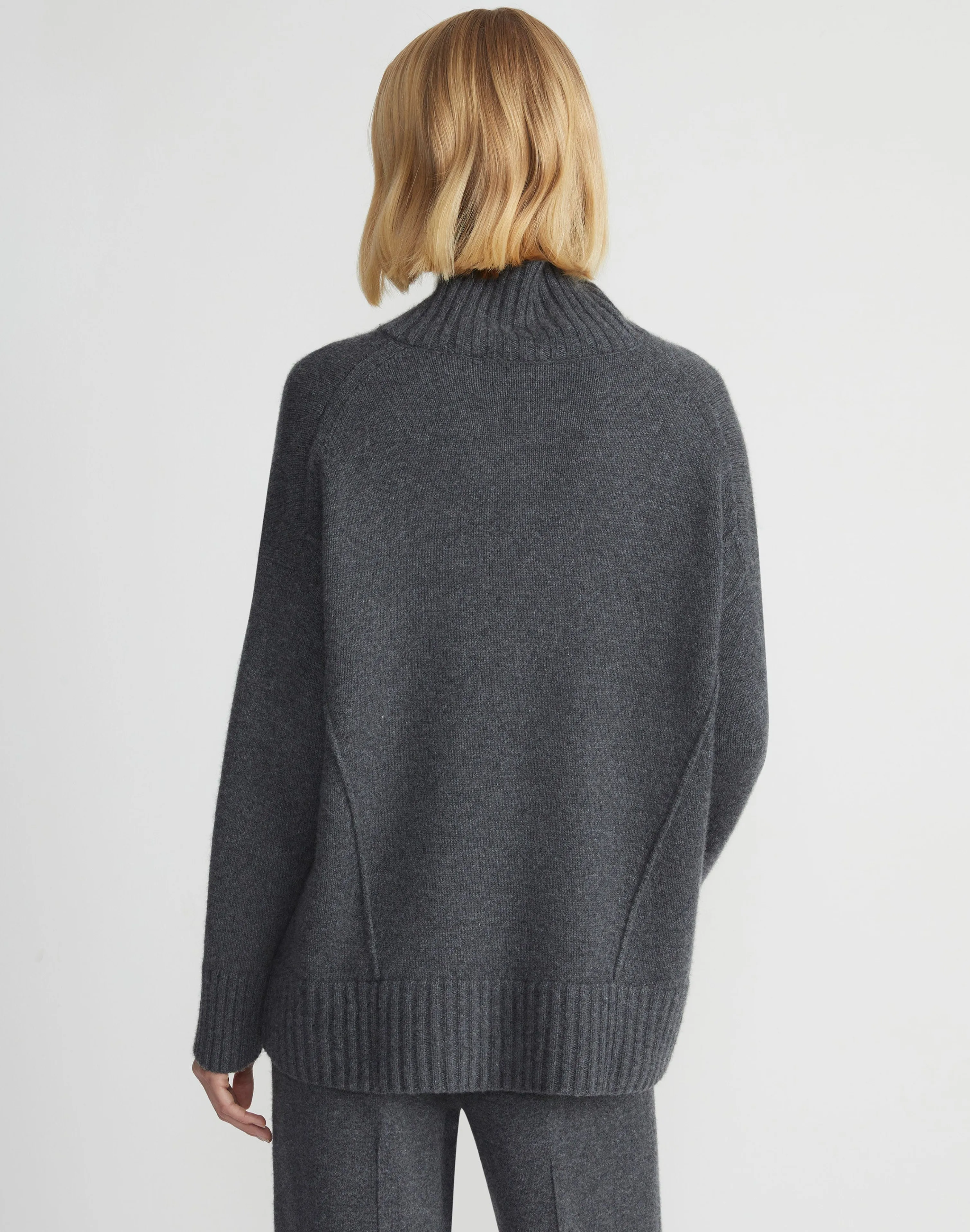 Cashmere Stand Collar Sweater