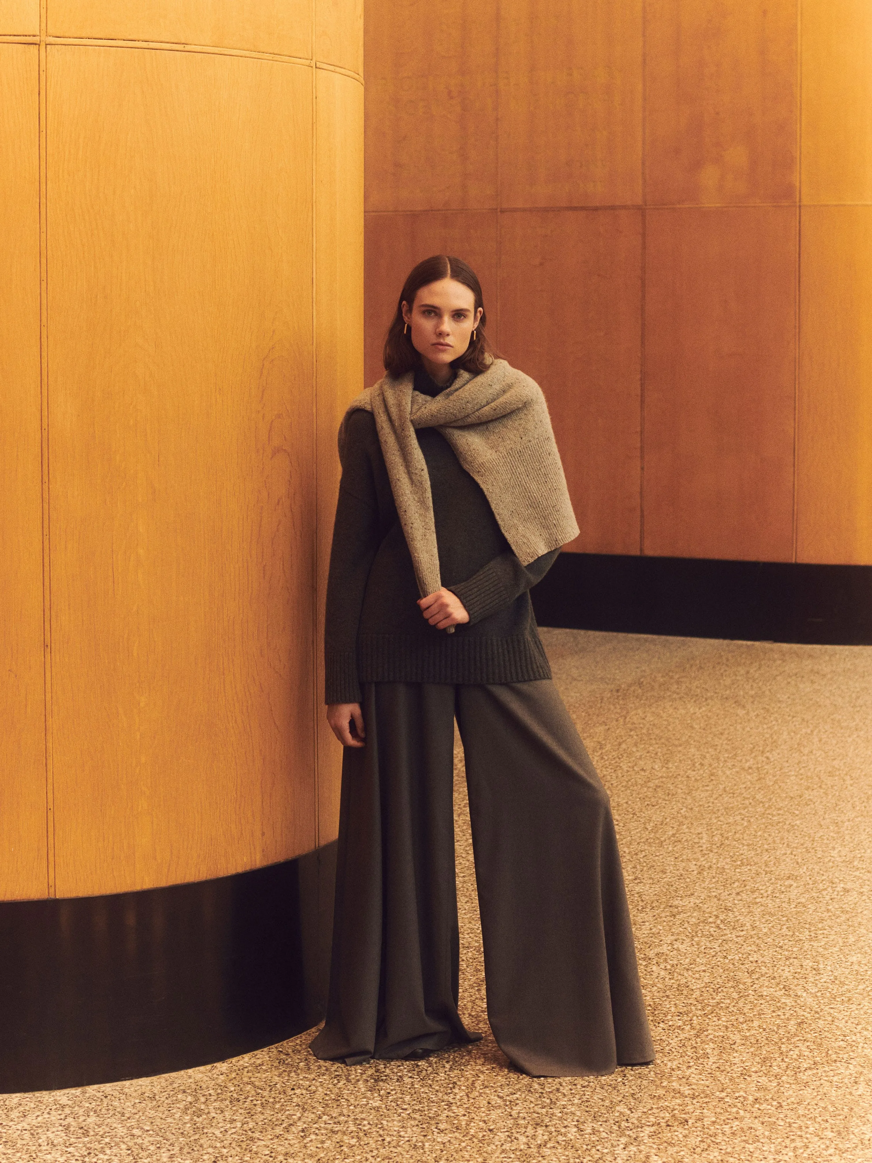 Cashmere Stand Collar Sweater