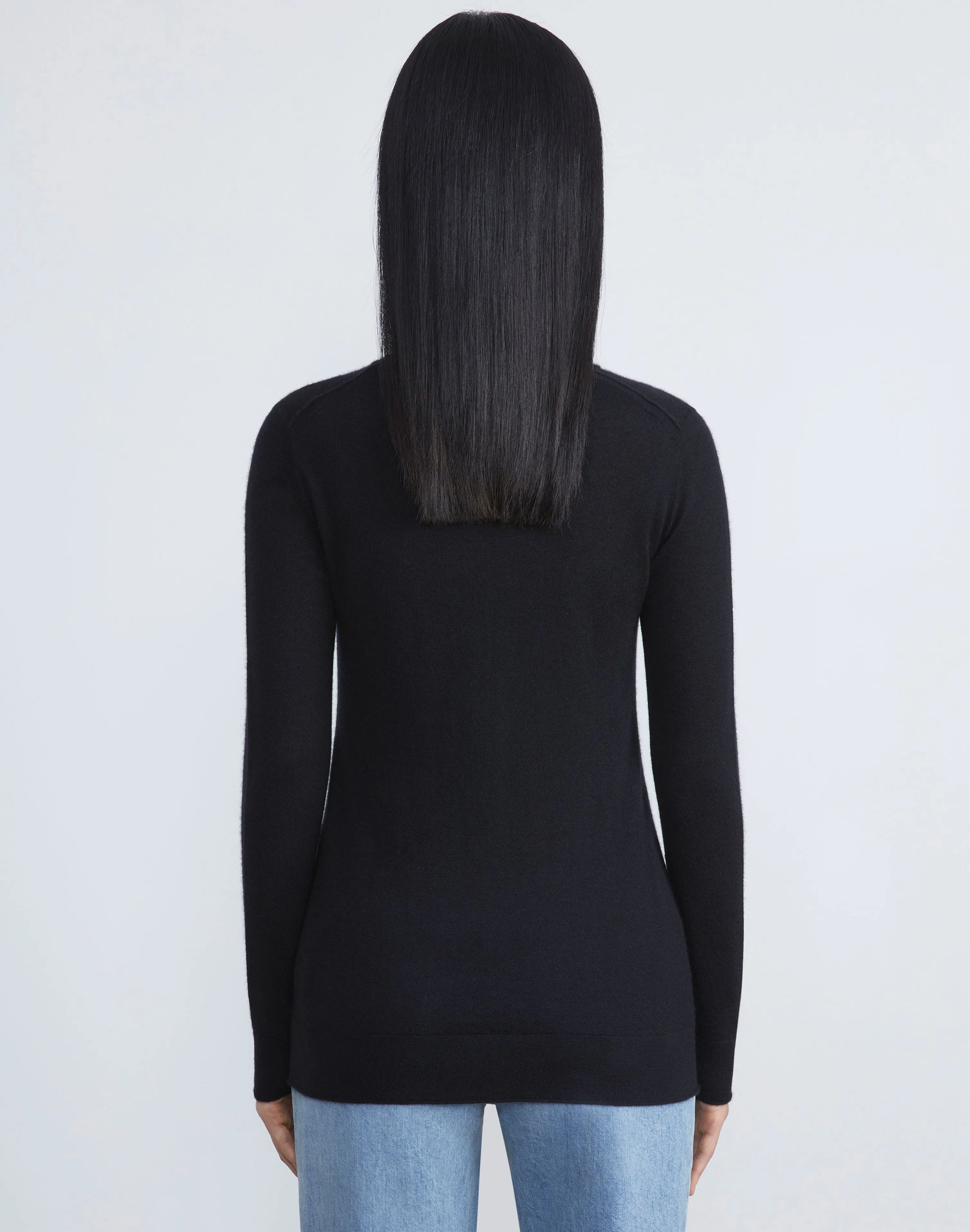 Fine Gauge Cashmere V-Neck Cardigan