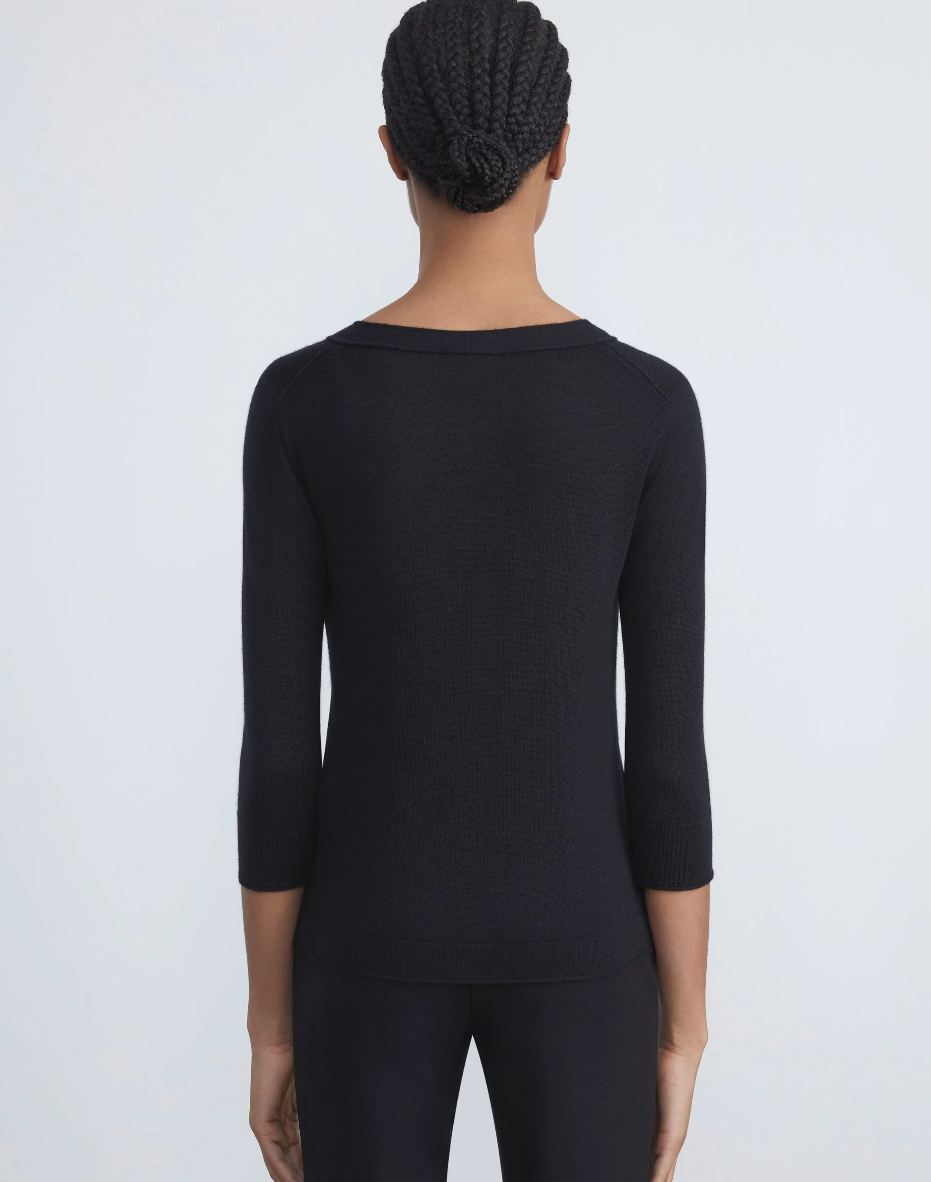 Fine Gauge Cashmere V-Neck Sweater