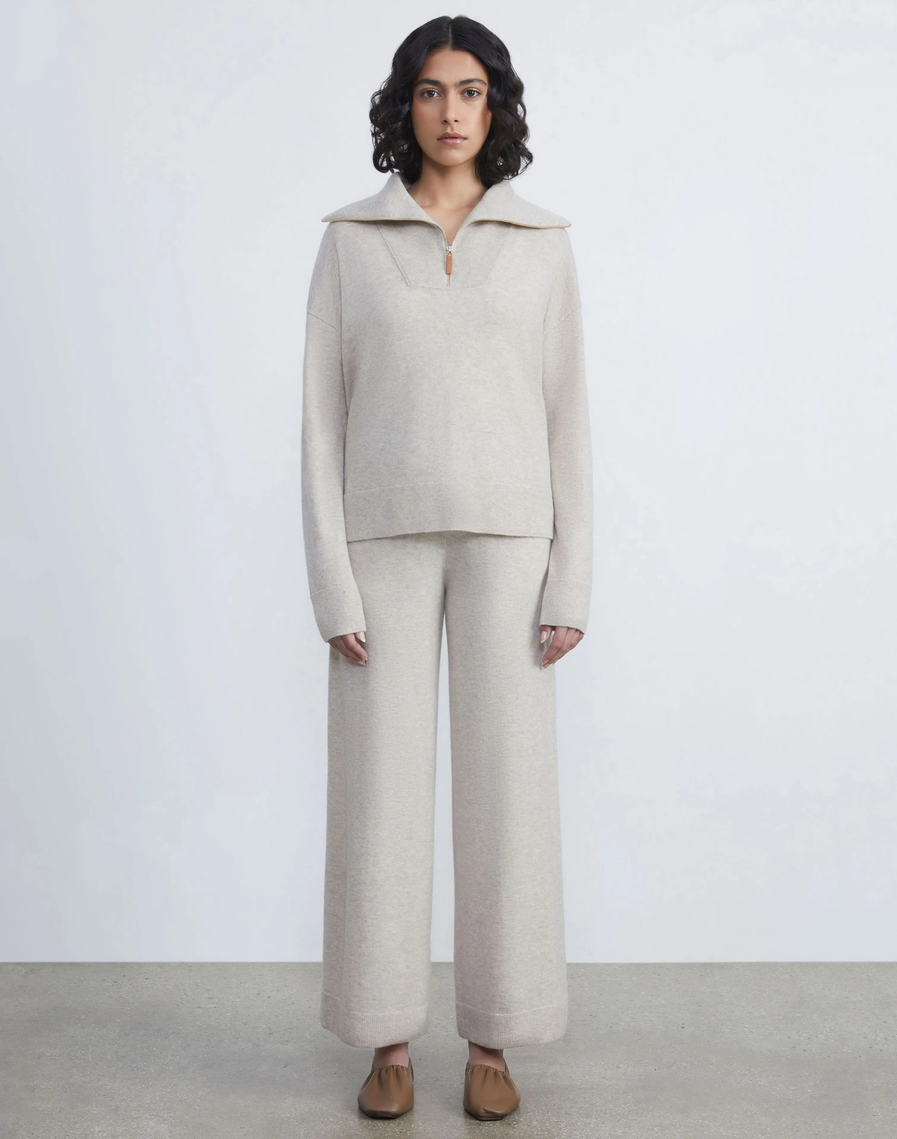 Cashmerino Wide Leg Pant