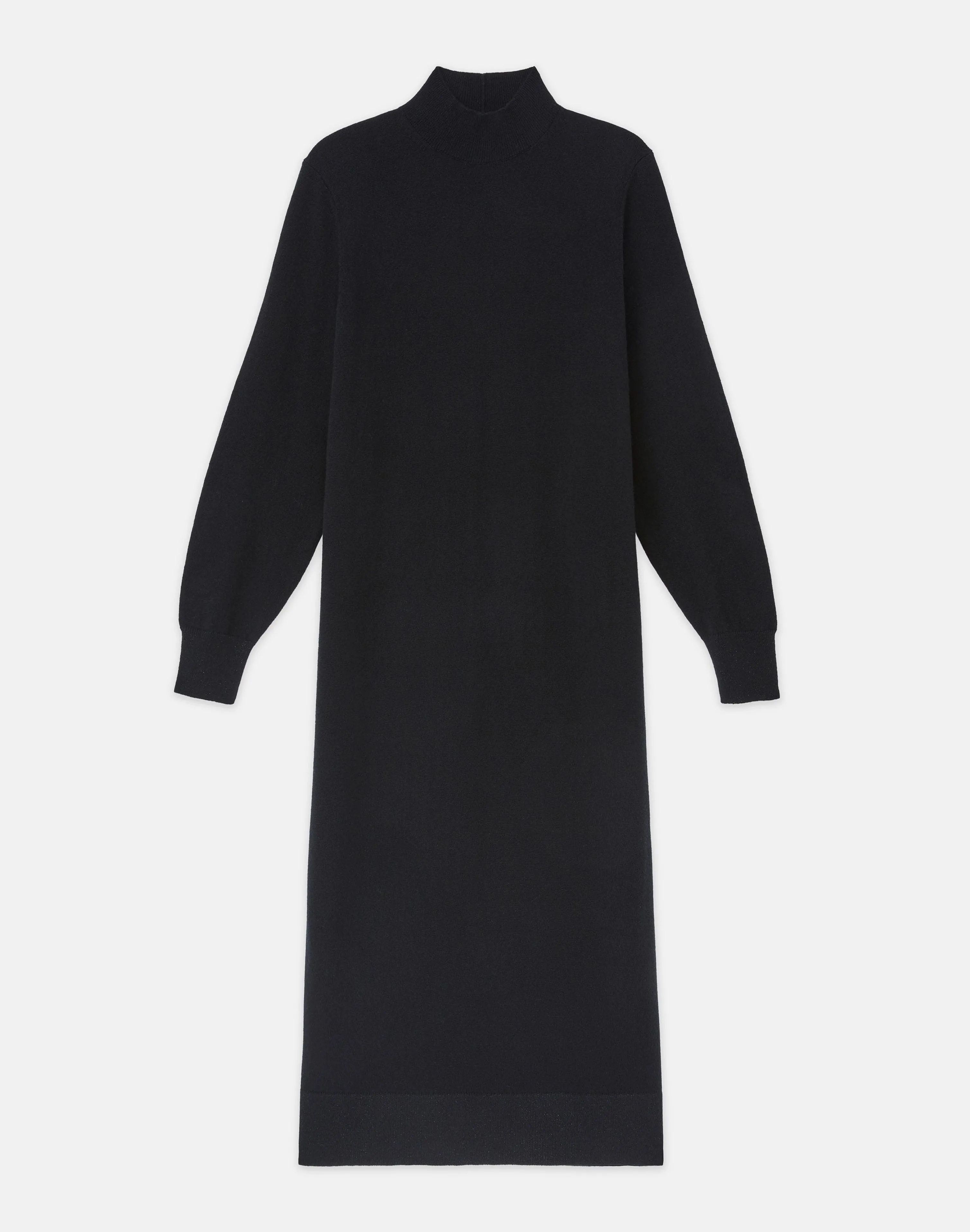 Cashmere Blouson Sleeve Dress