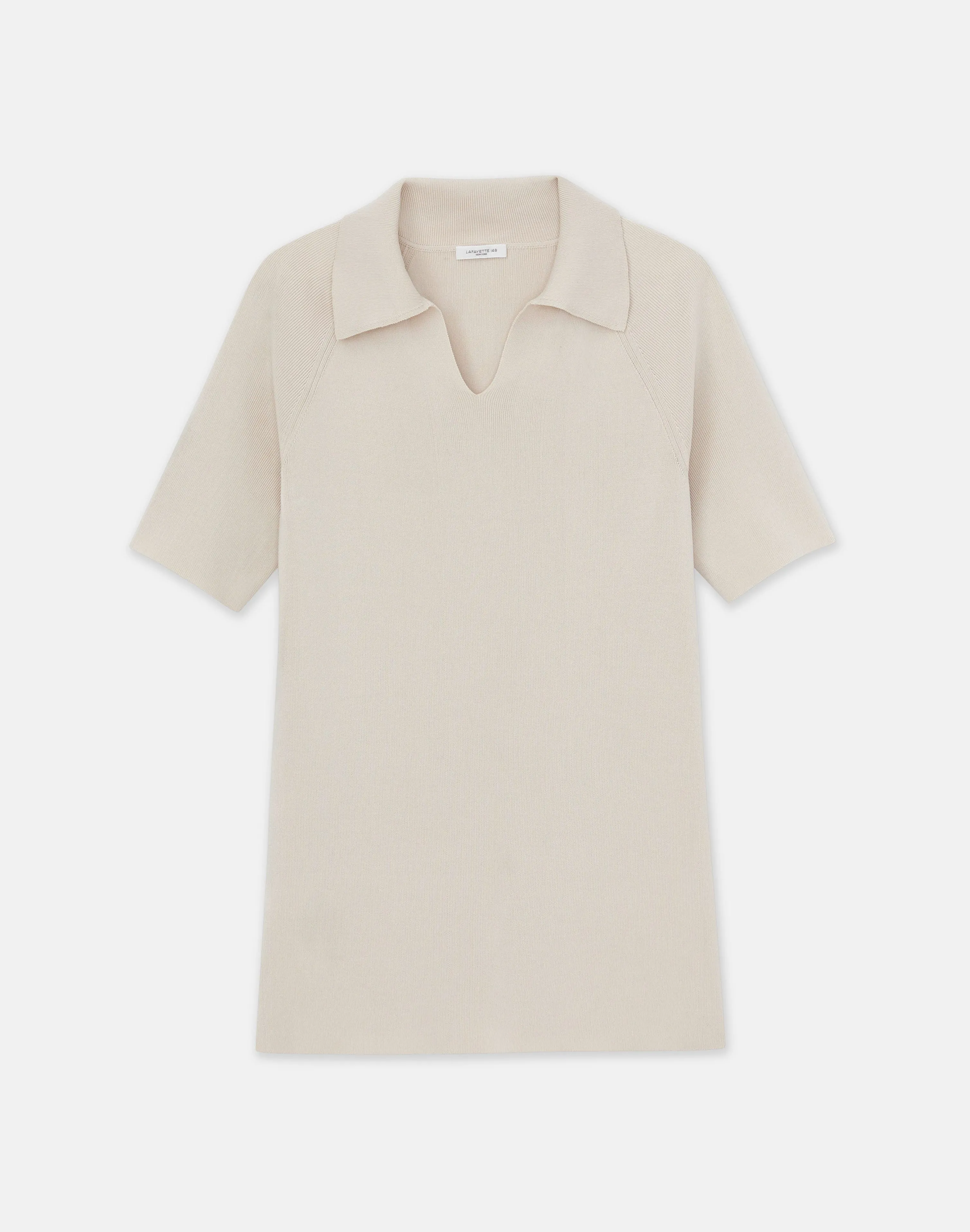 Mercerized Cotton Ribbed Polo